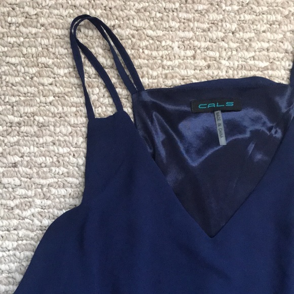 Navy blue cocktail dress - Picture 2 of 2